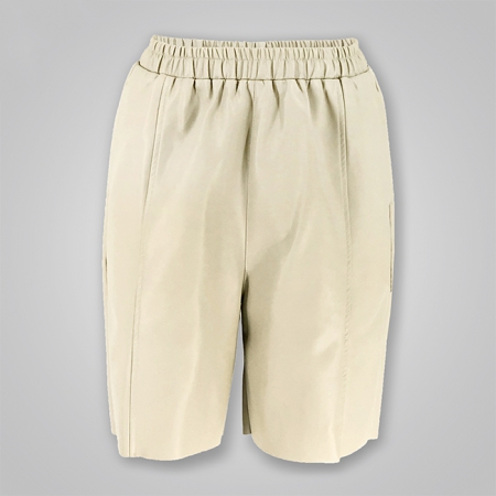 Faux Leather Straight Shorts