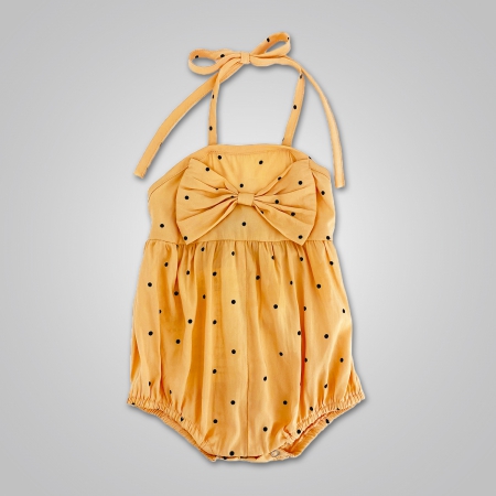 Front Bow tie Halter Rompers 