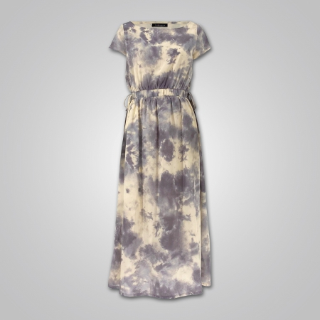 Tie Dye Elasticated Waist Dress