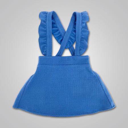 Ruffled Strap Suspender Skirt