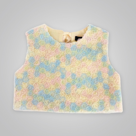 Floral Tulle Top