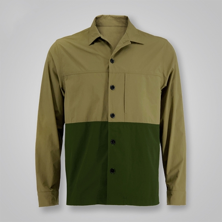 Two-Tone Panel Shirt