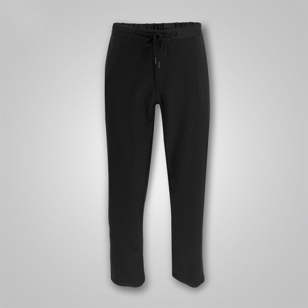 Elasticated-Drawstring-Waist Trousers