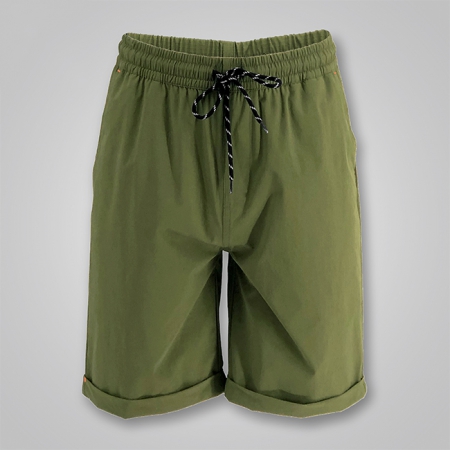 Solid Drawstring Sports Shorts