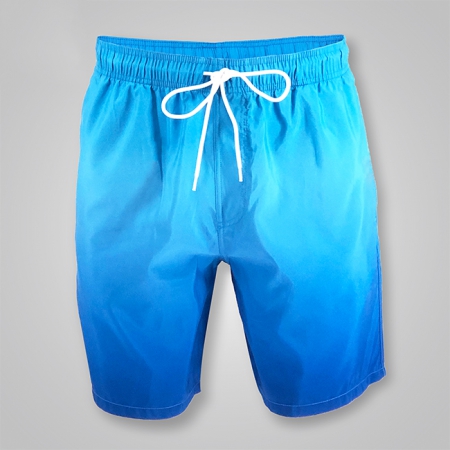 Gradient Drawstring Beach Sport Shorts