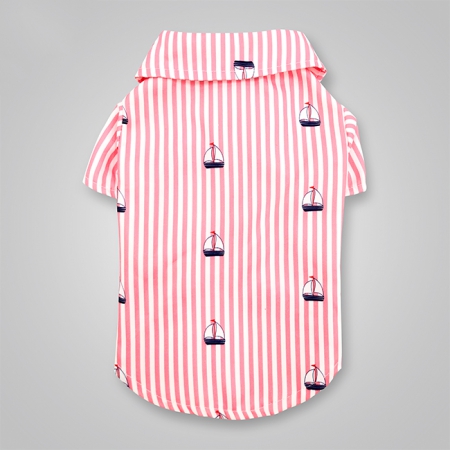 Pet Stripe Sailboat Shirt