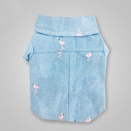 Pet Bow Tie Flamingo Shirt