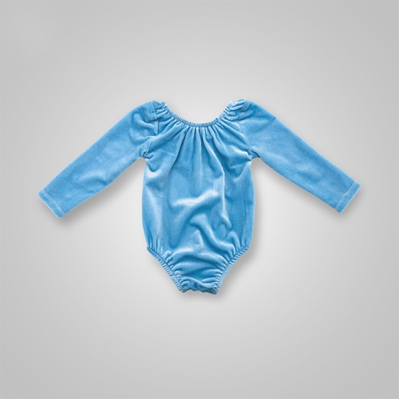 Solid Color Velvet Long Sleeves Onesies