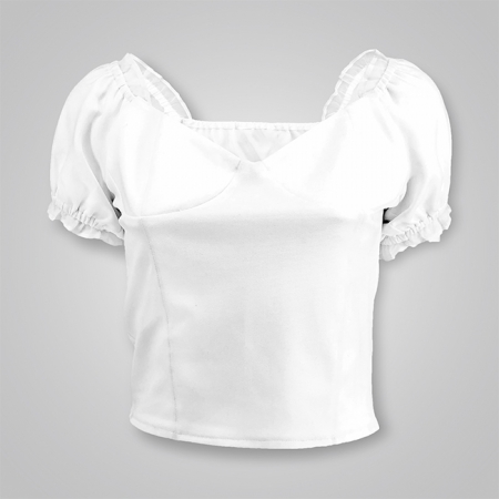 Contrast-Trim Top