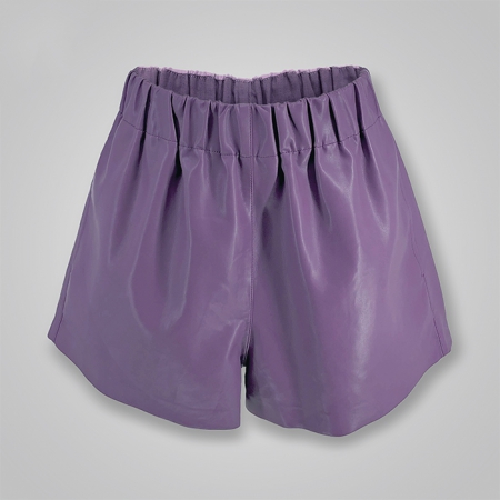 Faux-Leather Shorts