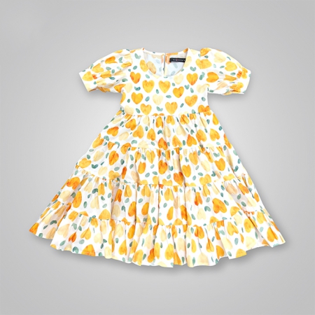 Printed Tiered Dress