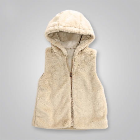 Faux Fur Hooded Vest