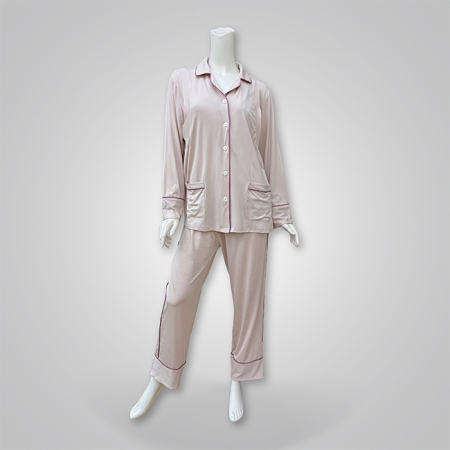 Button-Down Nursing Long Sleeve Lounge Set